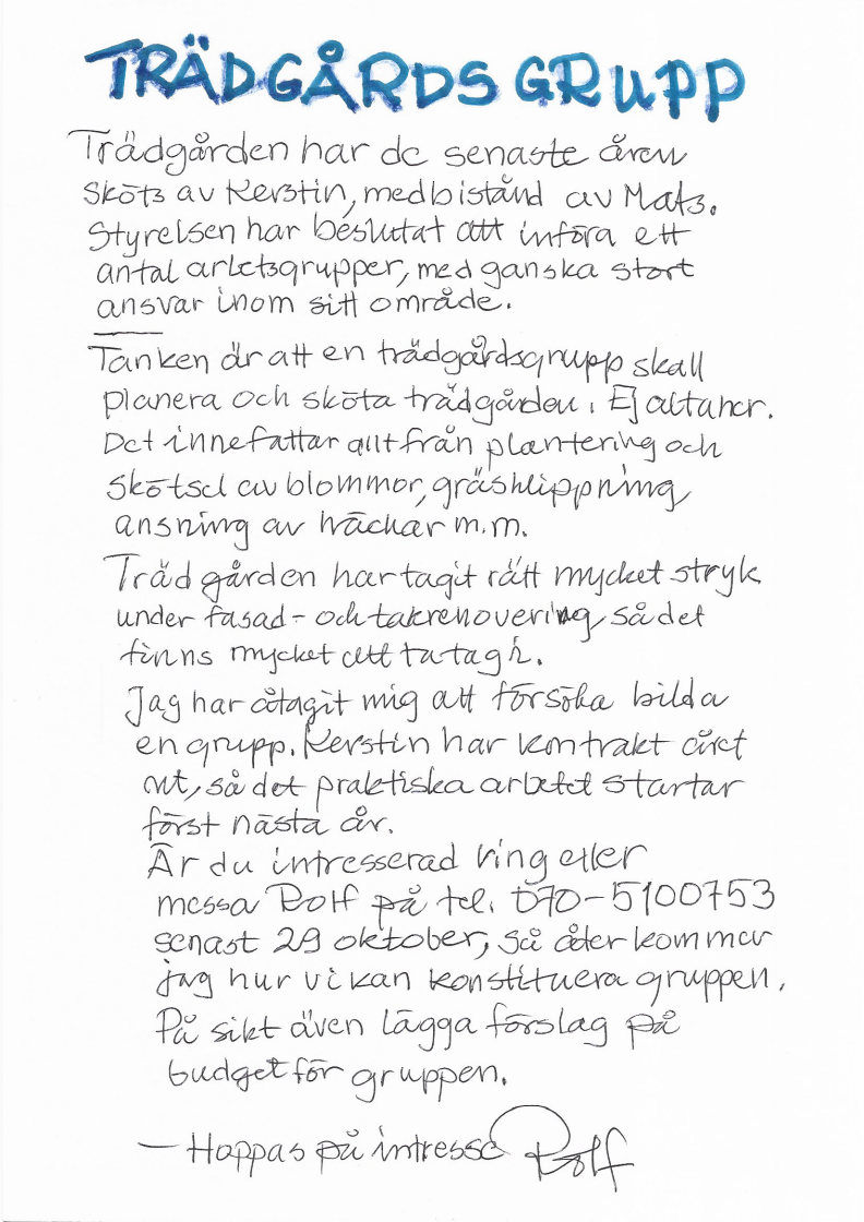 Vill du gå med i trädgårdsgruppen?